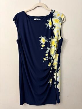 Jones Studio Floral Midi Dress Size 3X